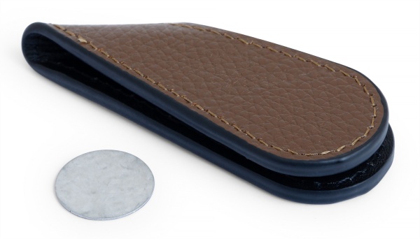 Пенал для мела магнитный «GL II» коричневый (натуральная кожа)