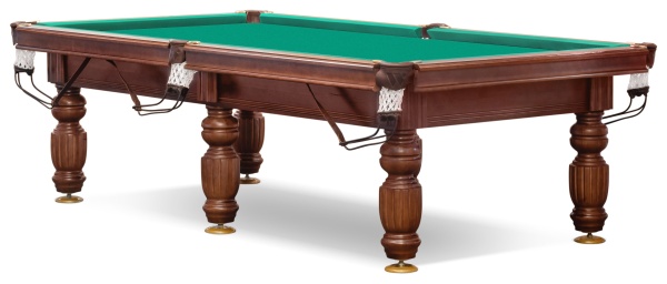 Бильярдный стол для русской пирамиды "Устюг" (10 футов, сланец 25мм, борт ясень)