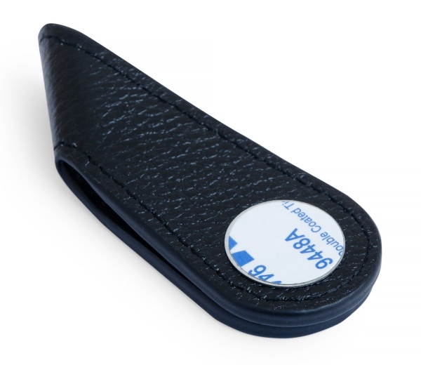 Пенал для мела магнитный «GL II» черный (натуральная кожа)