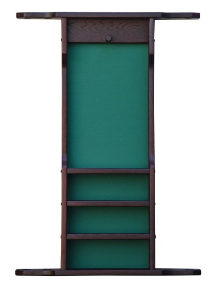 Киевница настенная универсальная из ясеня (цвет махагон, 85 х 63 х 9 см)